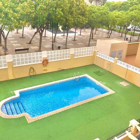 Apartmán Casa Tino 500M Playa Terraza Garaje Piscina Aguadulce  Exteriér fotografie